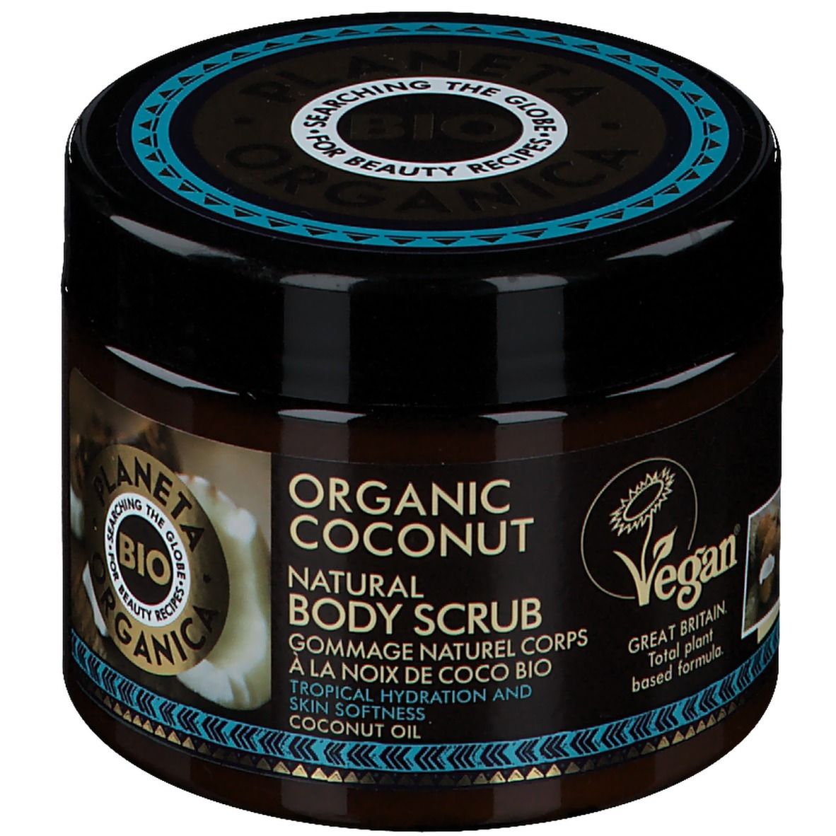 PLANETA ORGANICA Exfoliant corporel naturel à la noix de coco biologique