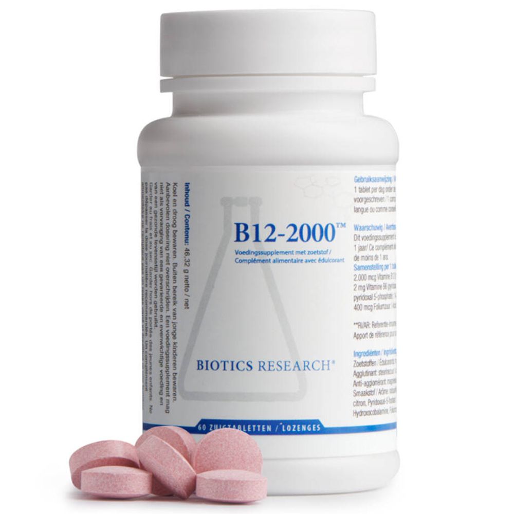 BIOTICS RESEARCH® B12-2000™ 60 Pc(s) - Redcare Pharmacie