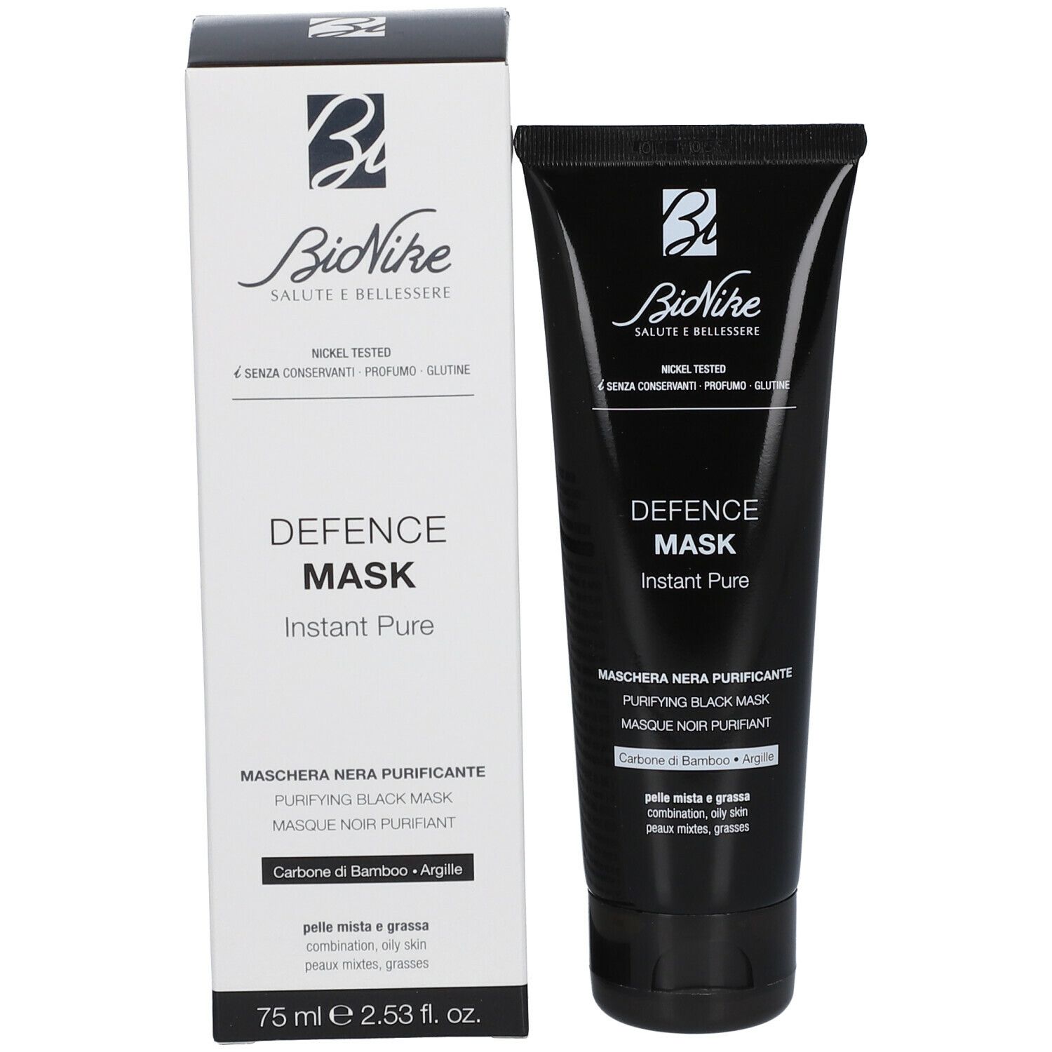 BioNike DEFENCE Mask Instant Pure Masque noir purifiant