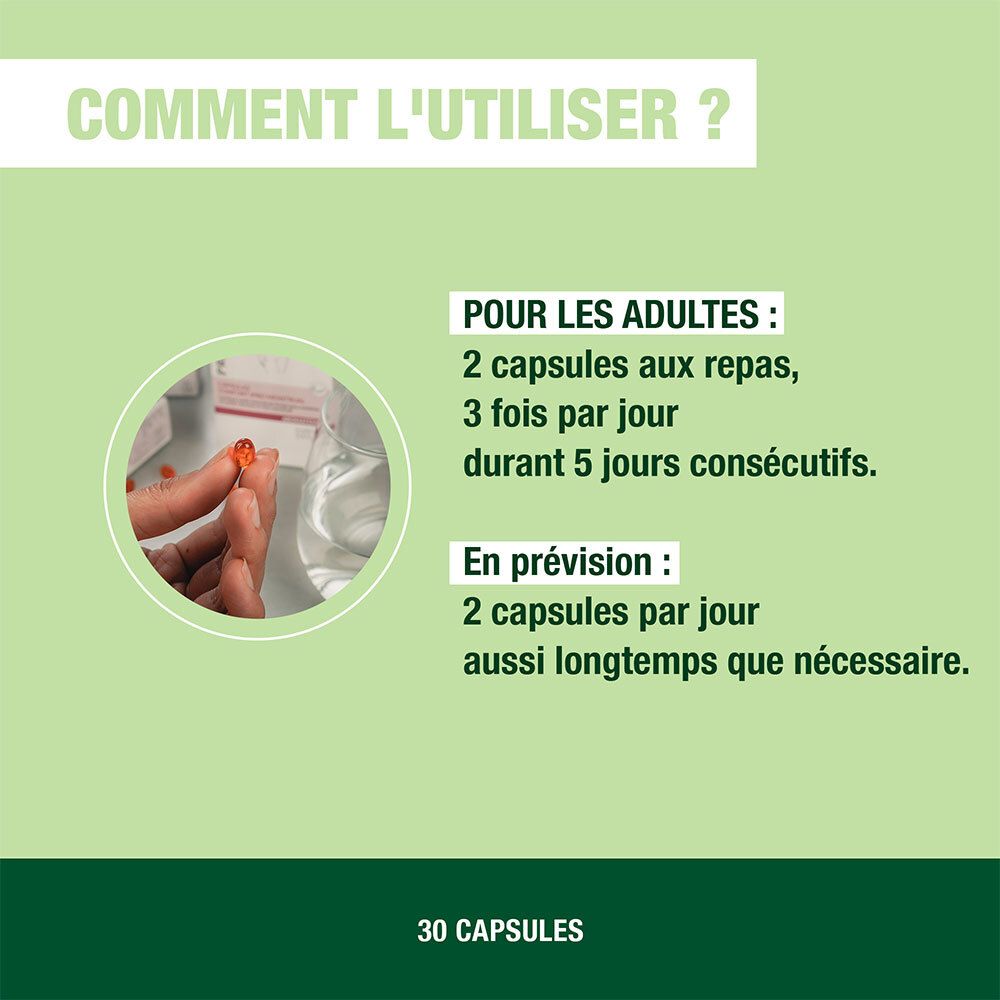 PRANARÔM - Aromaforce - Capsules Bronches - Compléments Alimentaires Aux Huiles Essentielles - Menthe Poivrée - Bon pour des voies respiratoires saines - 100% Bio - 30 Capsules