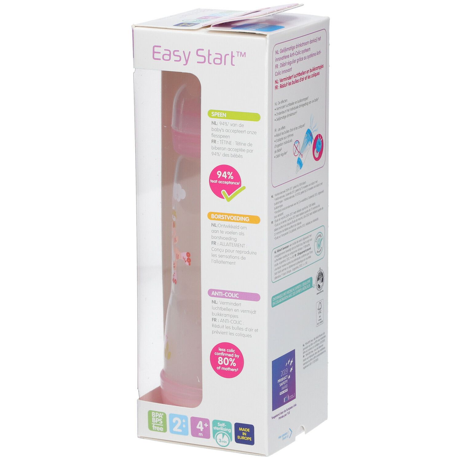 MAM Biberon Easy Start™ anti-colique 320 ml +6 mois (Couleur non selectionnable)