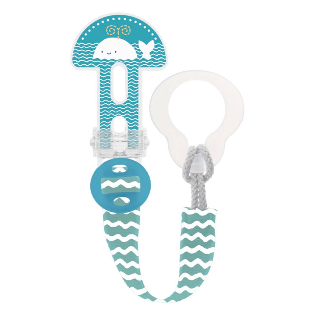 MAM Clip It! & Cover Deep Sea Attache-sucette