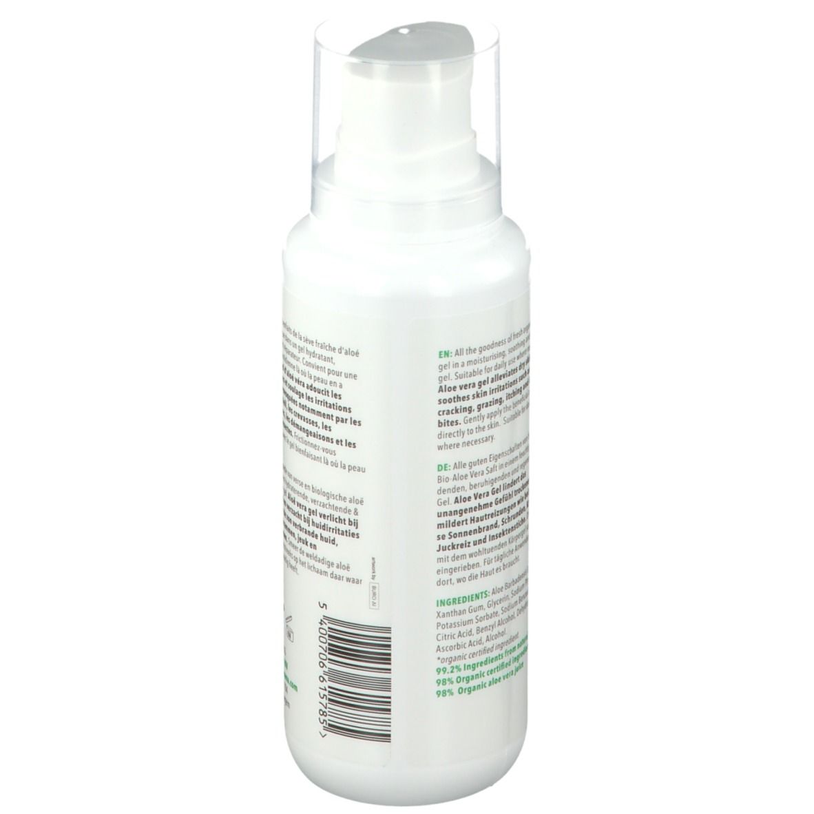 Purasana Aloe Vera Gel hydratant et réparateur Bio