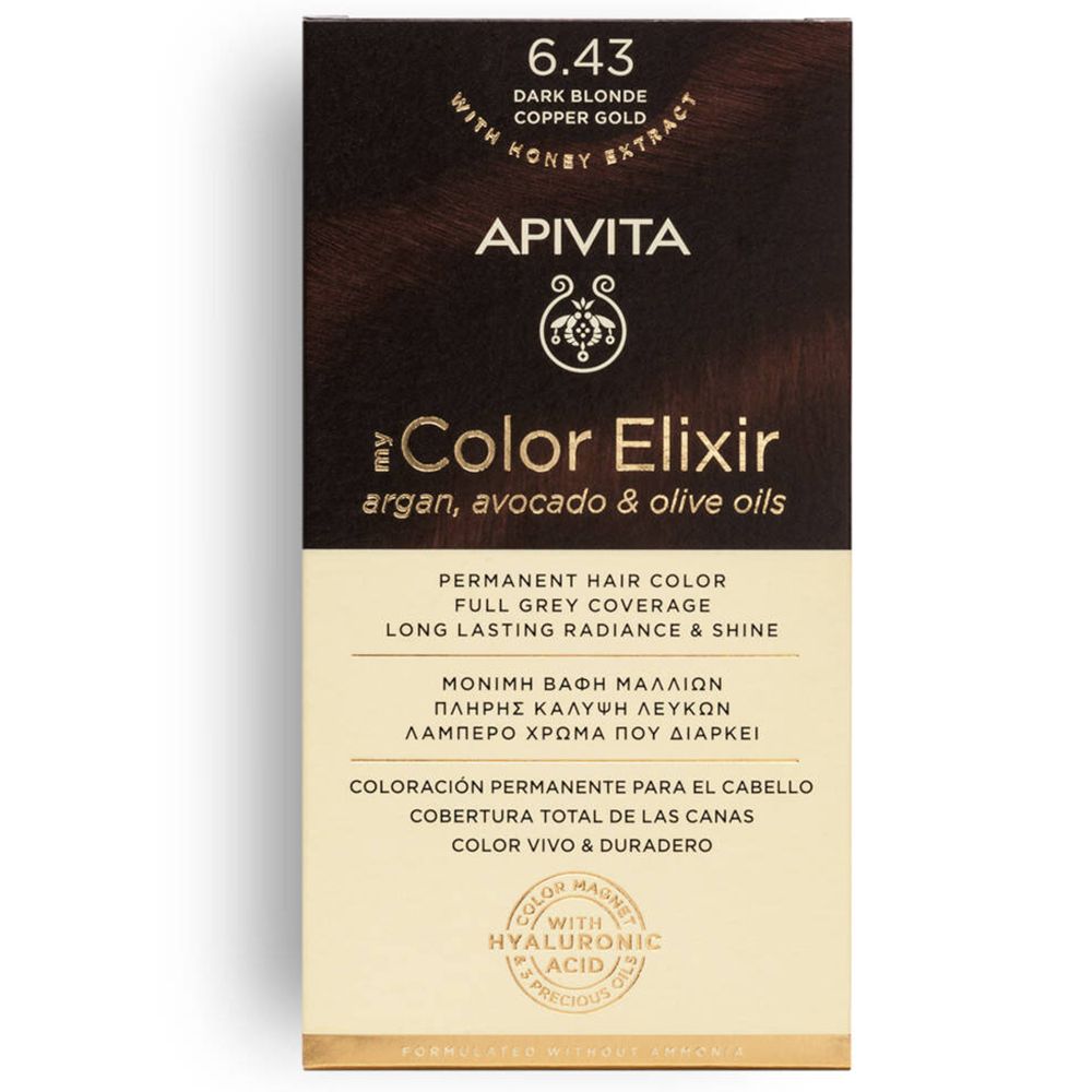 APIVITA My Color Elixir 6.43 Blond foncé Copper Gold