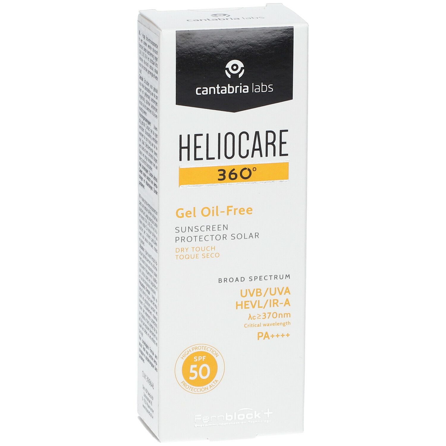 Heliocare 3600 gel oil 2025 free dry touch spf 50