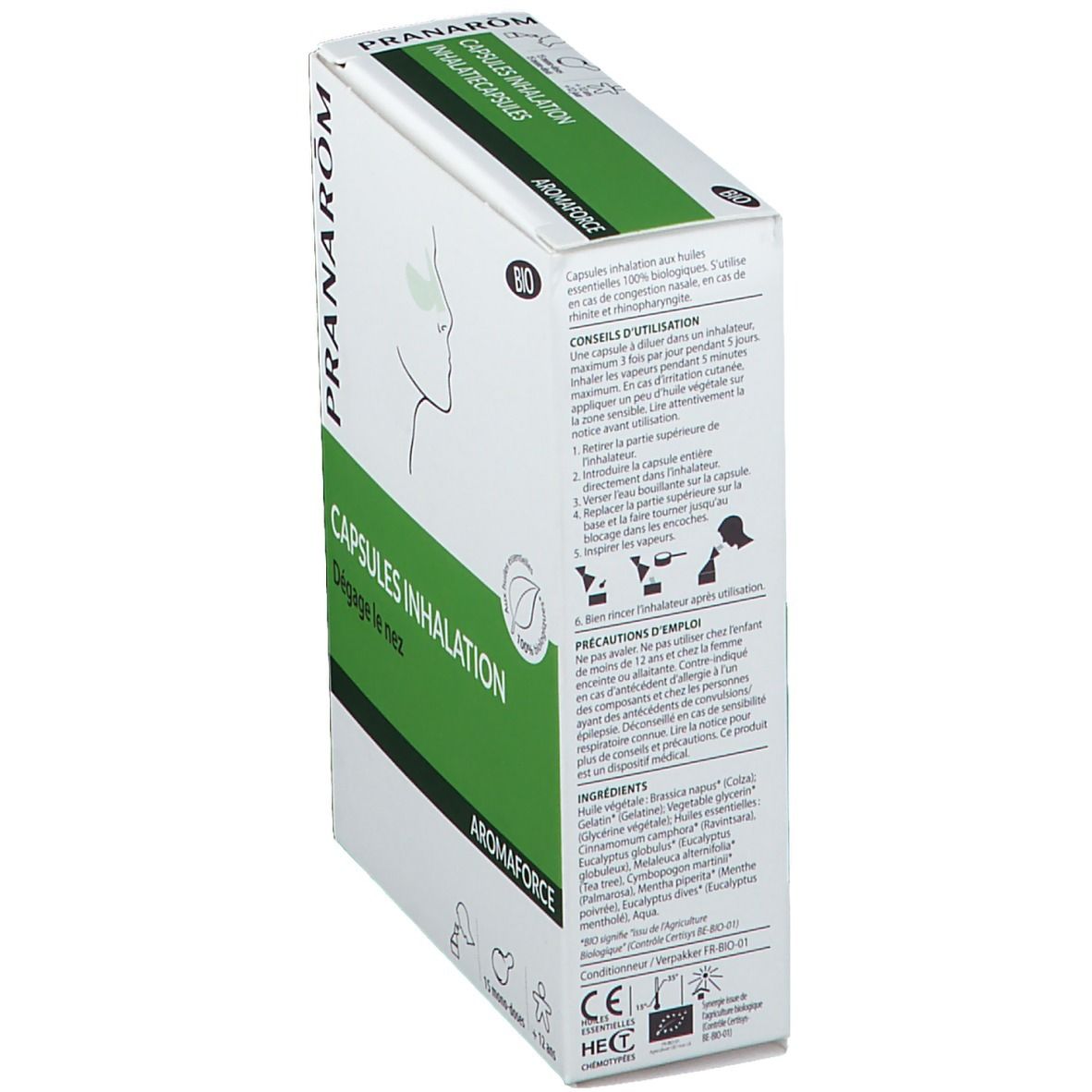 Pranarôm Aromaforce Capsules Inhalation BIO