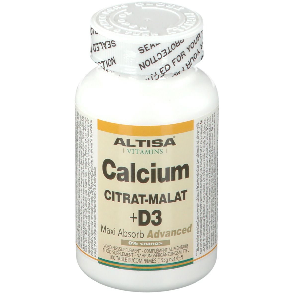 ALTISA VITAMINES Calcium CITRATE-MALATE + D3