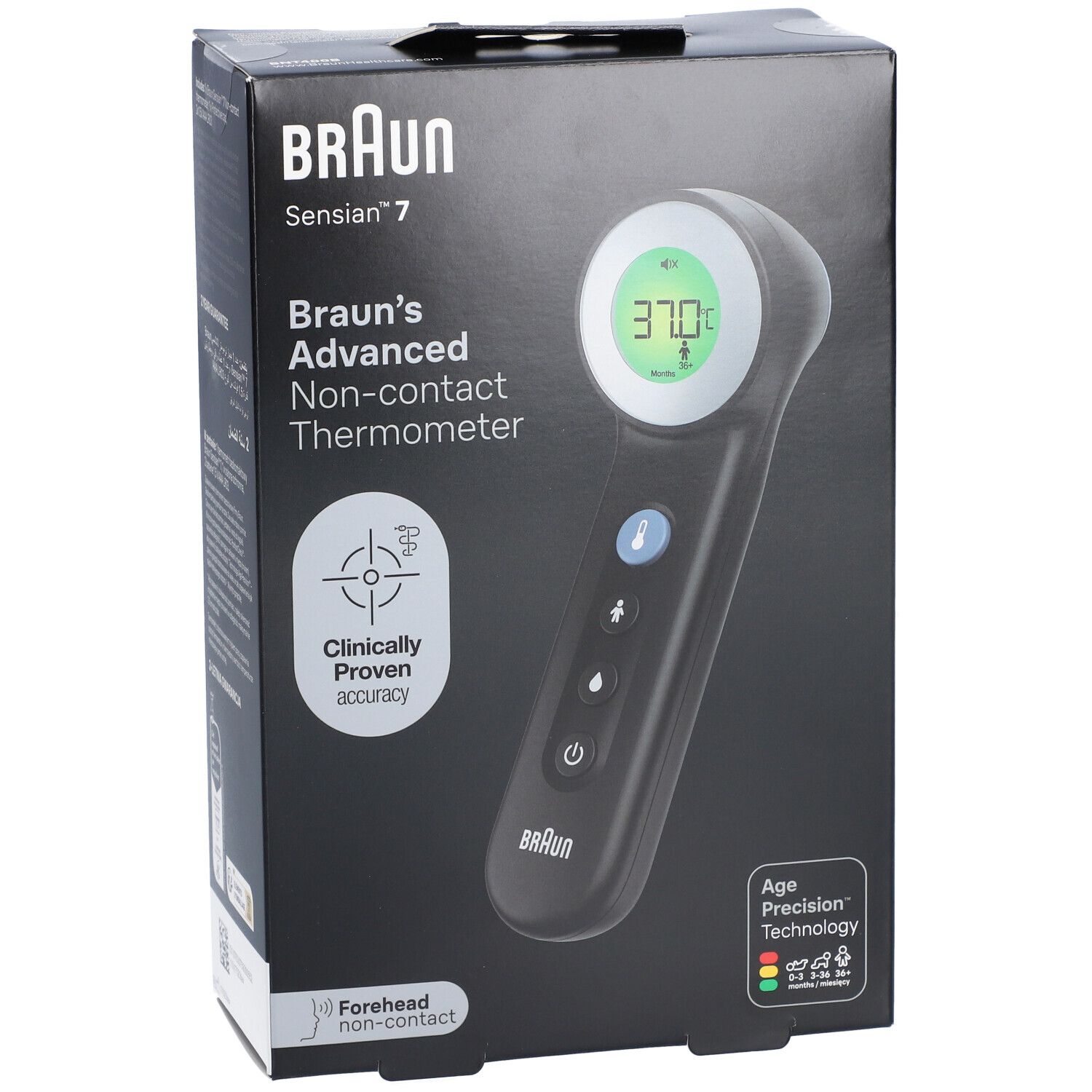 Braun Thermomètre sans contact + frontal Age precision - Pharmacie en ligne