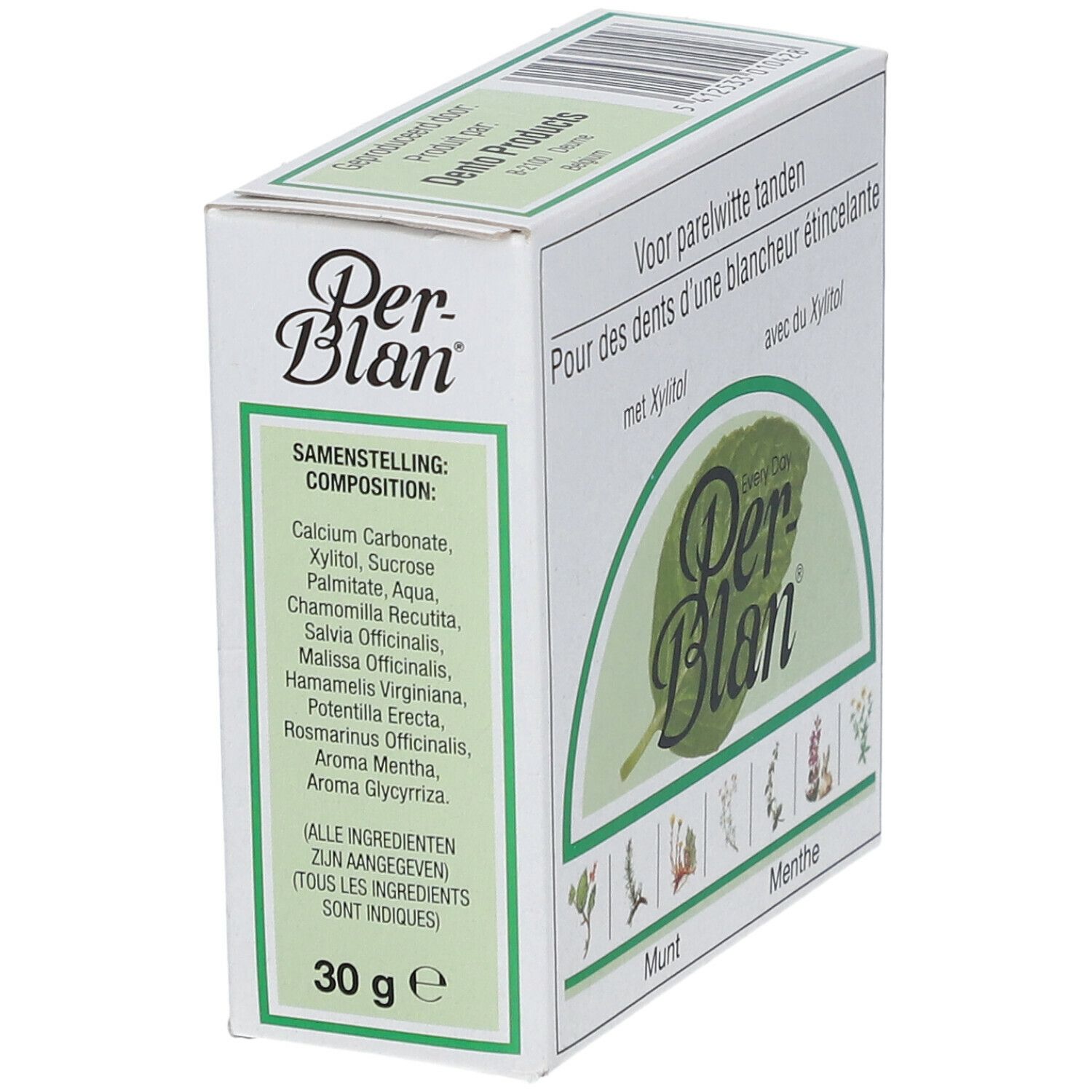 PerBlan® Poudre dentifrice menthe