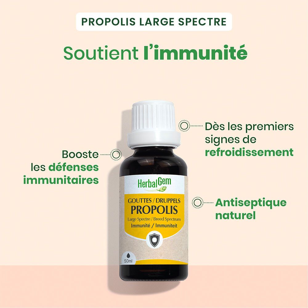 HerbalGem PROPOLIS LARGE SPECTRE - gouttes