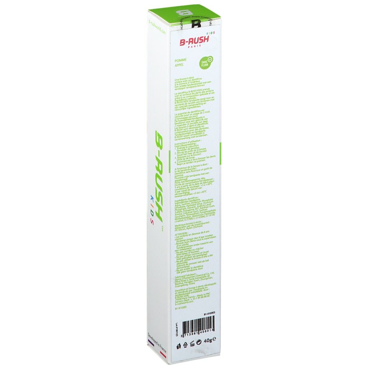 B-RUSH Kids extra doux gôut Pomme