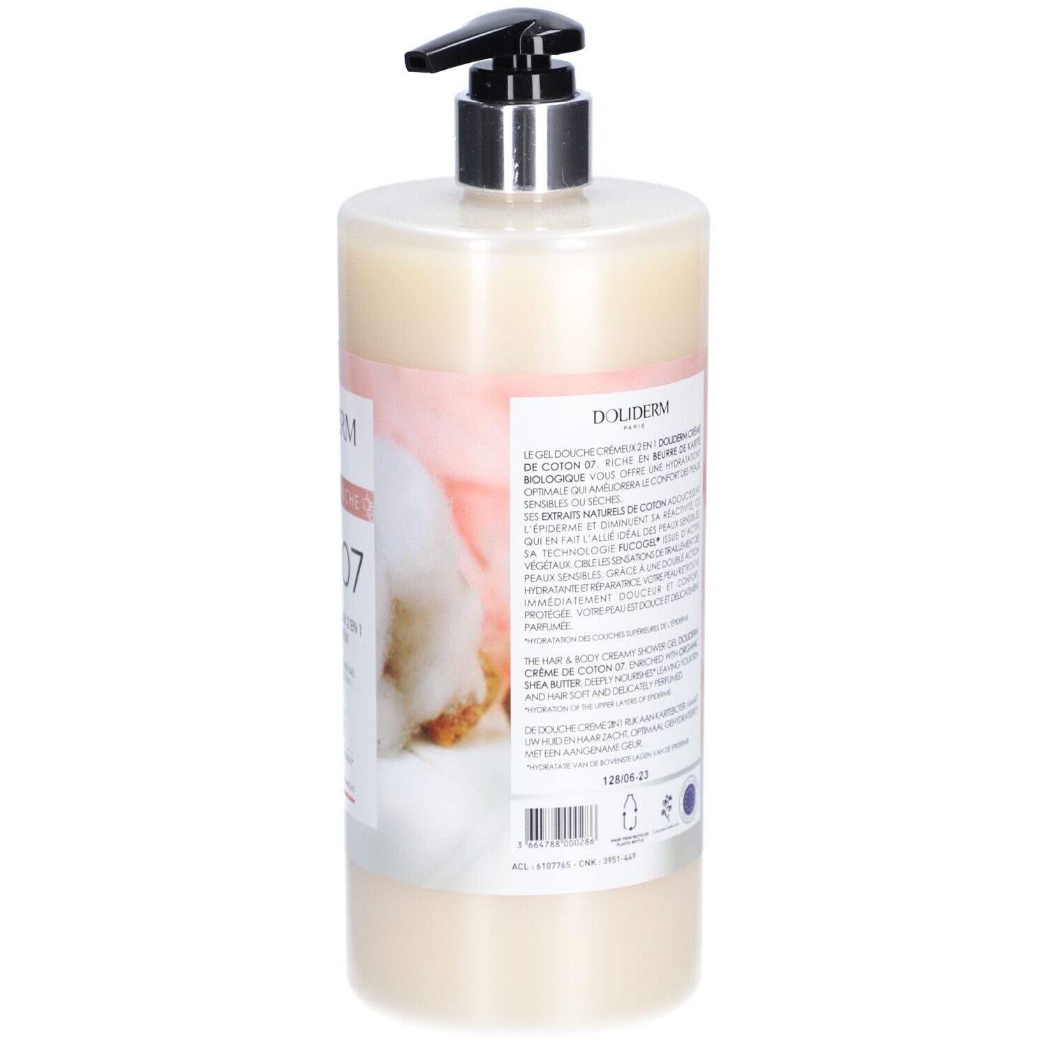 Lot De 24 Gels Douche Doliderm N°05 Fleur De Monoi - 200 Ml, 2 En 1, Neuf