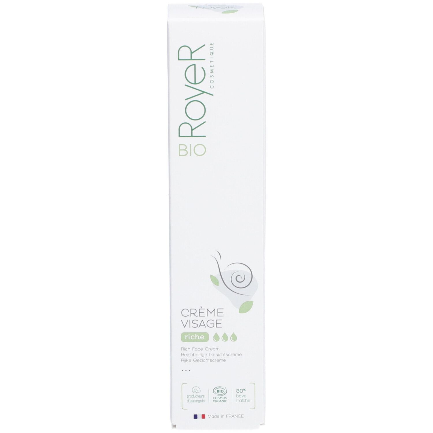 ROYER Crème visage riche bio