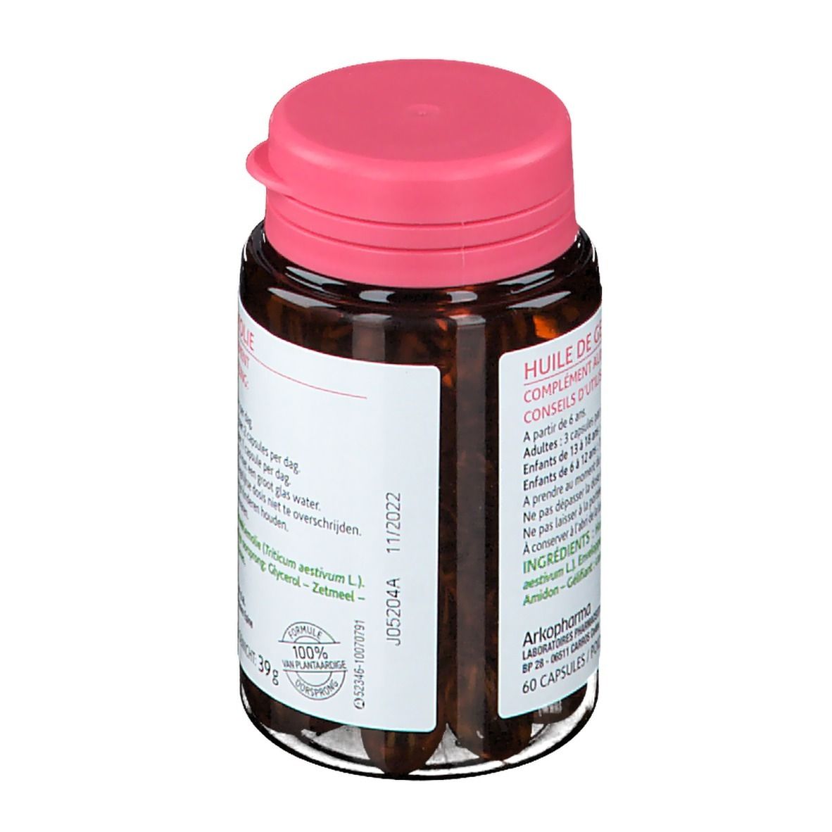 Arkopharma Arkogélules® Huile de Germe de Blé
