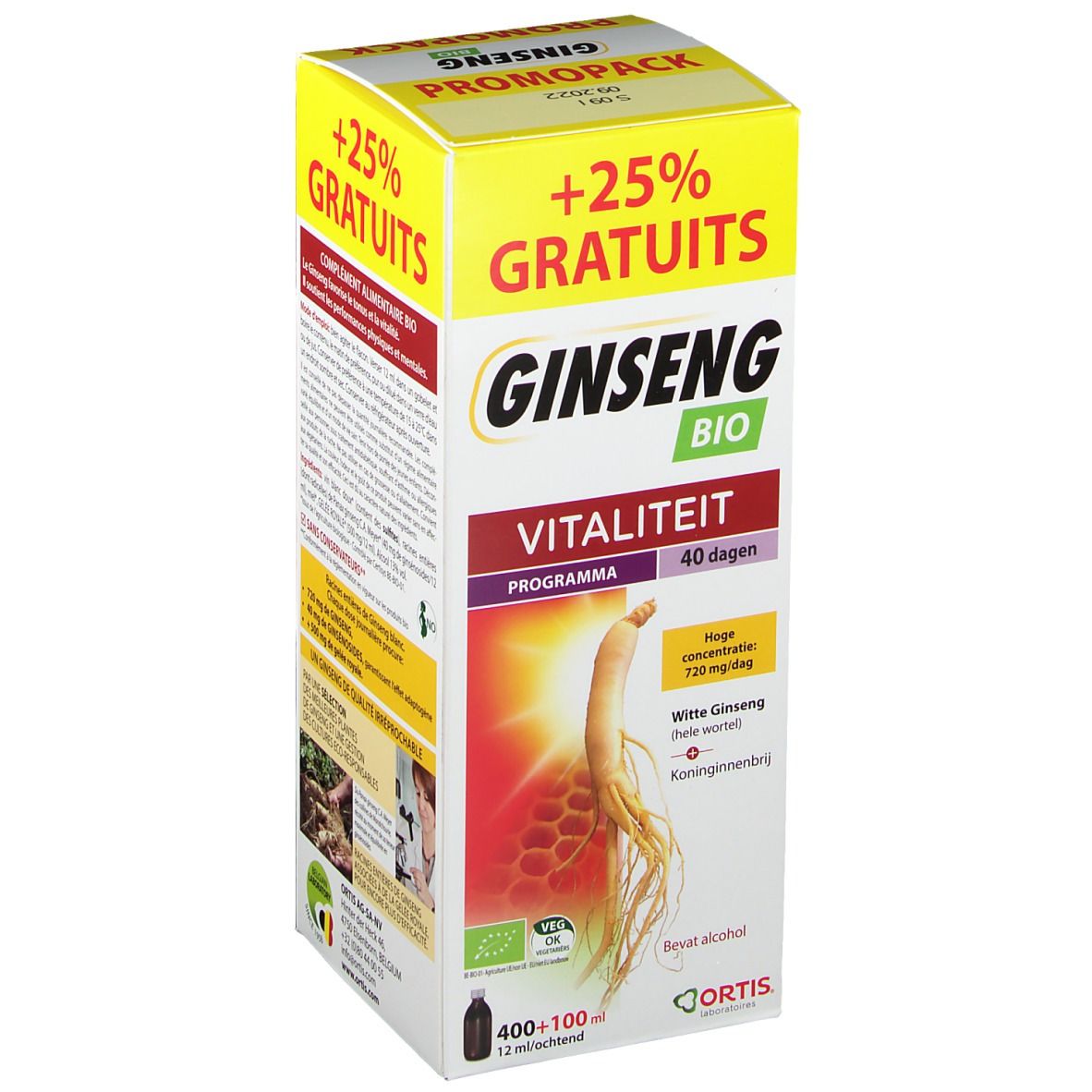 ORTIS® Ginseng BIO Vitalité