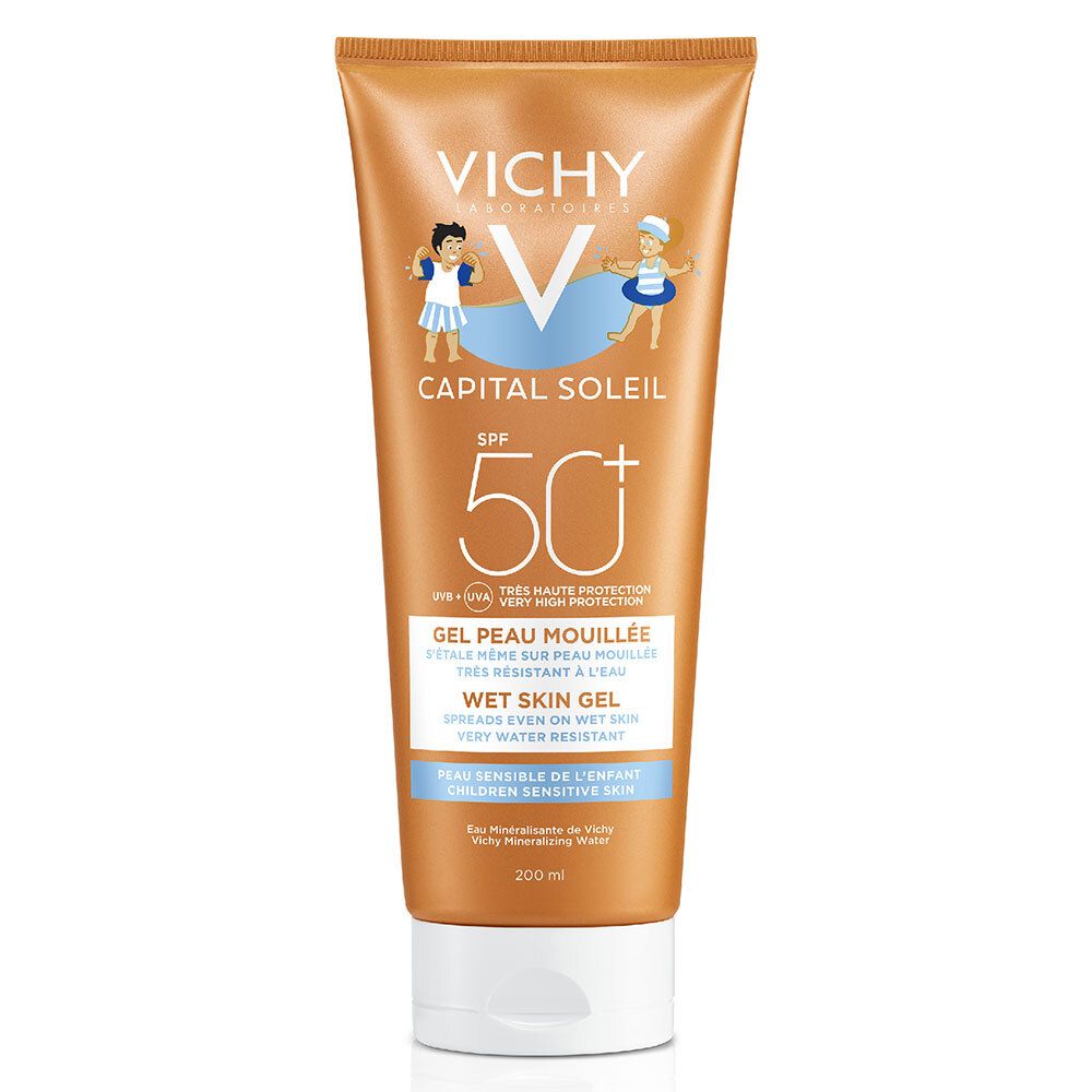 Capital Soleil Gel peau mouillée enfant SPF50+ Gel 200ml