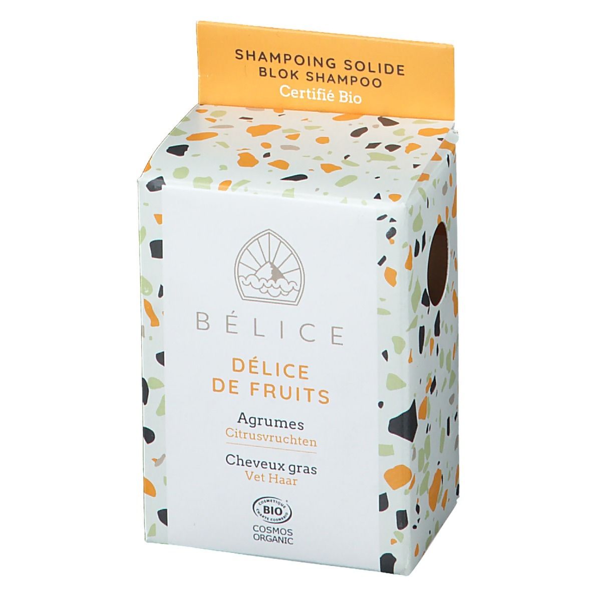 Bélice Shampoing solide Délice de fruits Agrumes Bio