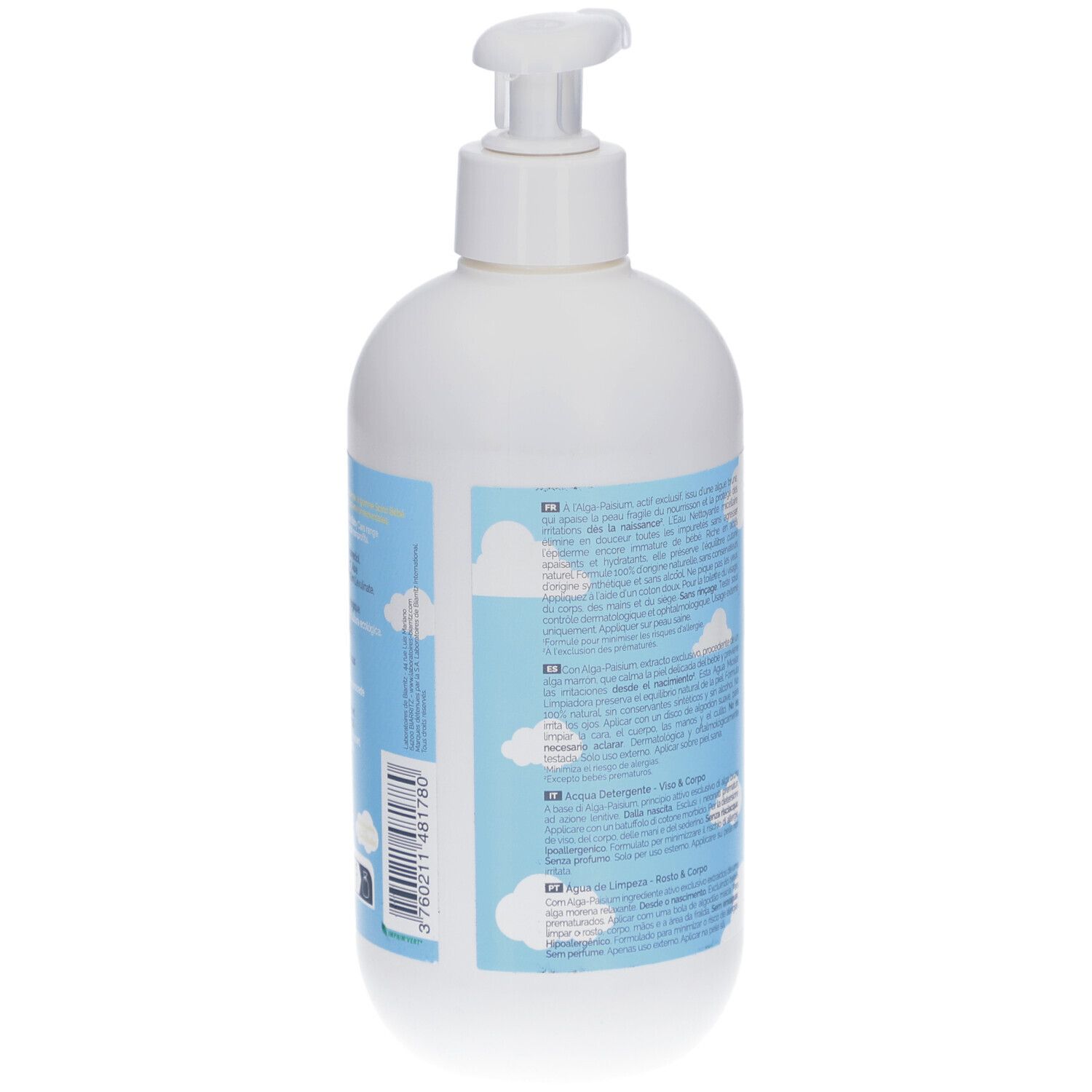 Laboratoires de BIARRITZ ALGA NATIS® - Soins Bébé Eau Nettoyante certifiée Bio