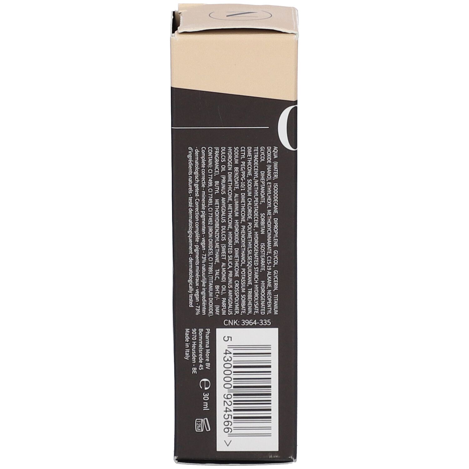 Les Couleurs de Noir CC Crème SPF30 01 Clair
