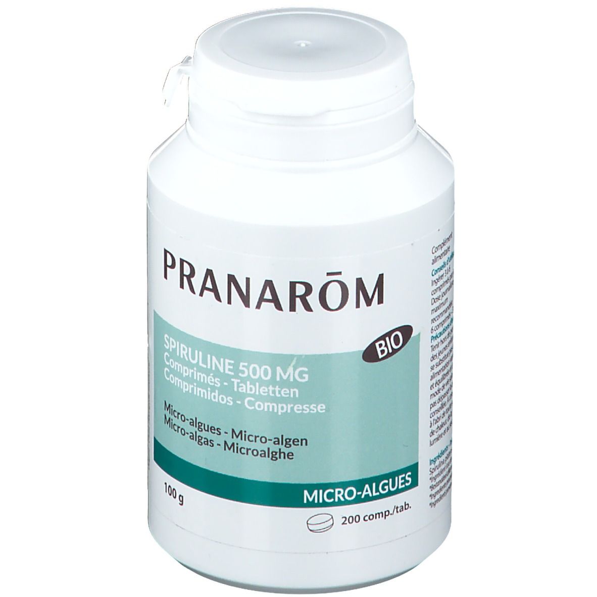 Pranarôm Spiruline 500 mg