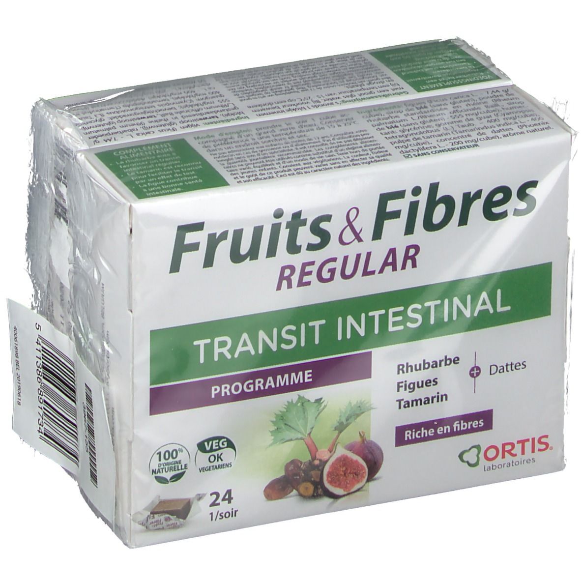 Ortis® Fruits & Fibres Regular Cubes DUO