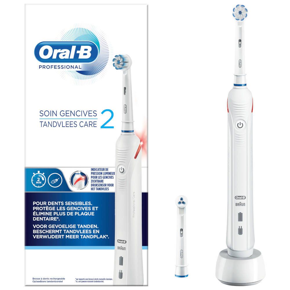 Oral-B Professional GUMCARE Brosse à dents électrique Blanche Soin Gencives 2