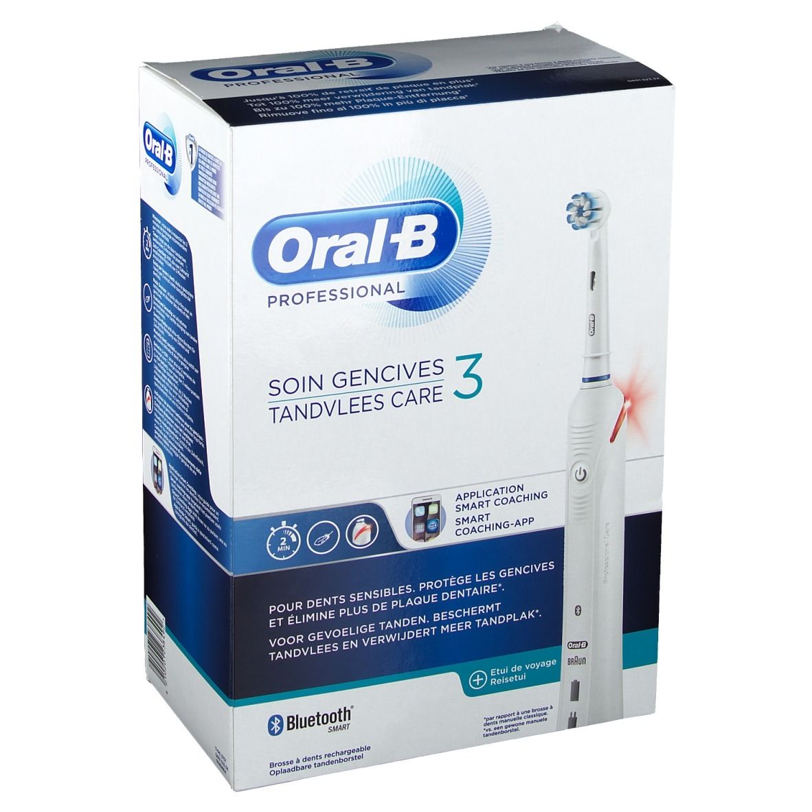 OralB Professional GUMCARE Brosse à dents électrique Blanche Soin Gencives 3 1 pc(s) Redcare
