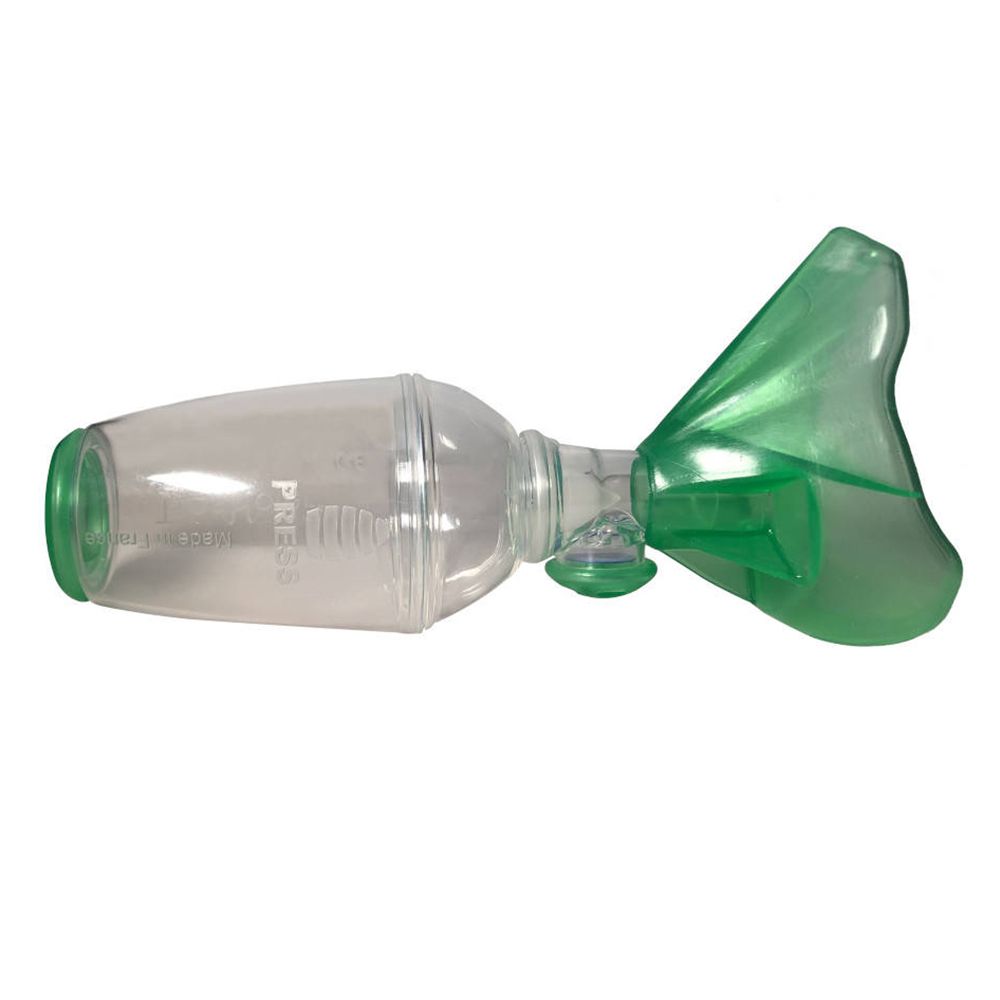 Chambre d'inhalation TipsHaler pour aérosol-doseur: avantages, importance  du masque et questions fréquentes