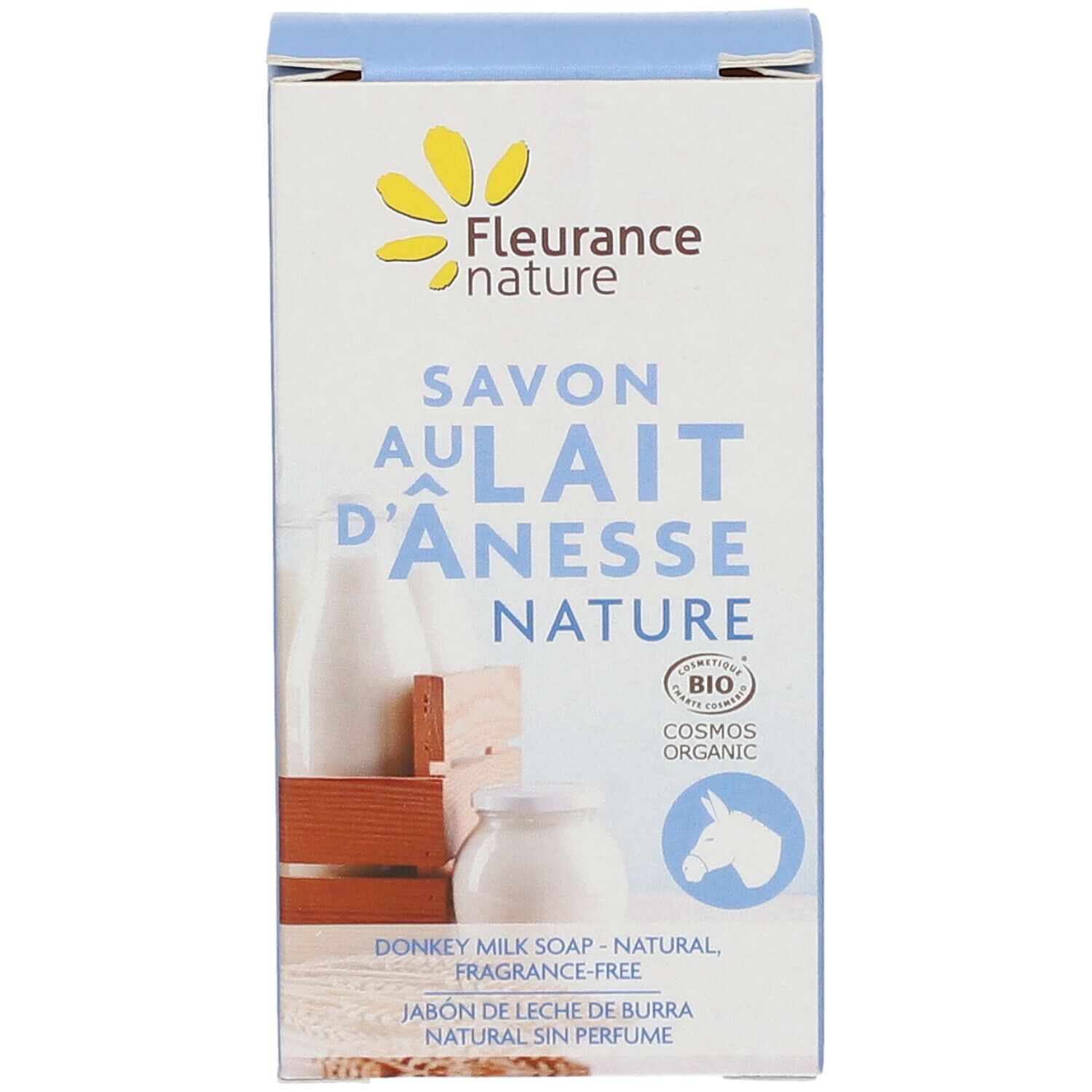 Fleurance nature Savon au Lait d'Ânesse Nature Bio