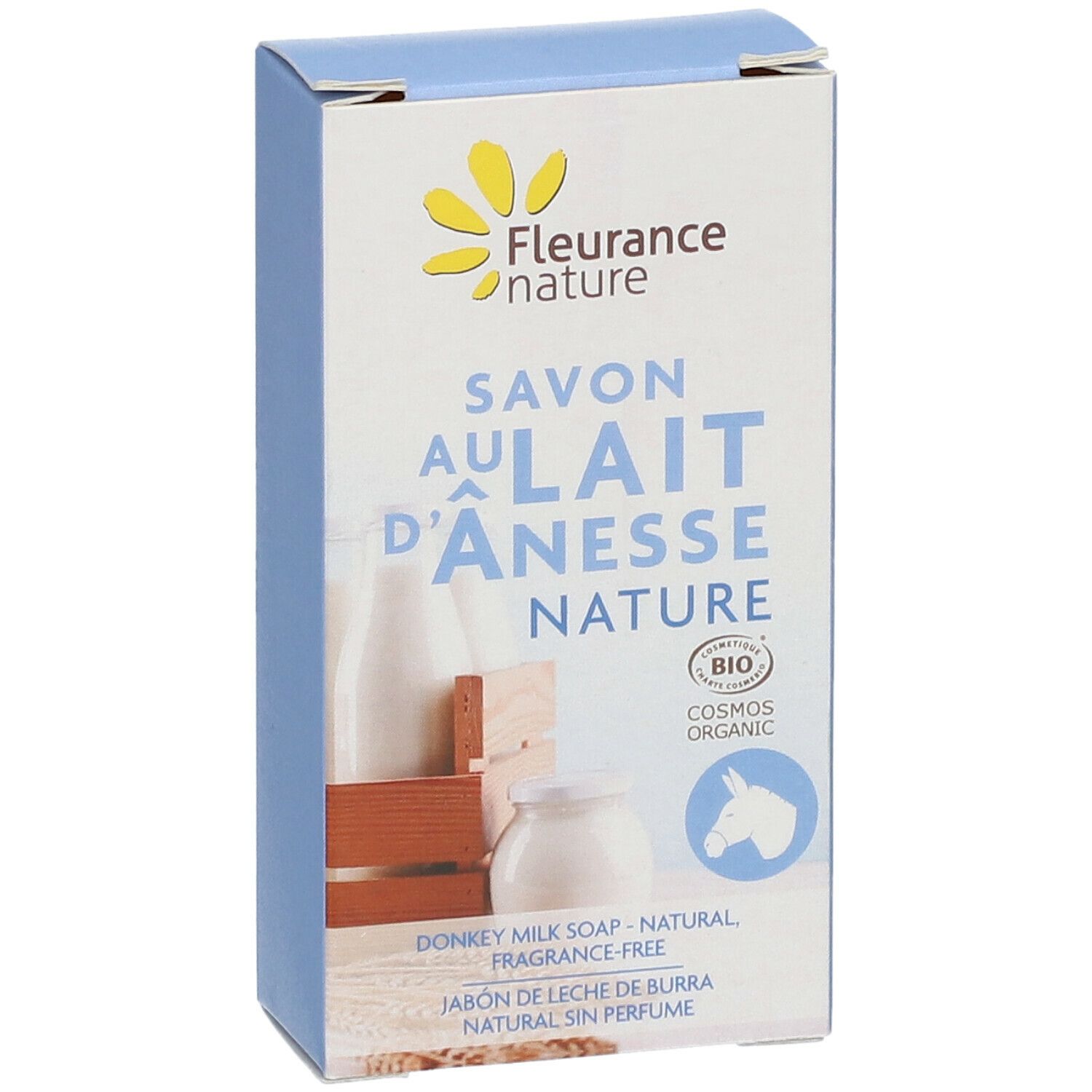 Fleurance nature Savon au Lait d'Ânesse Nature Bio
