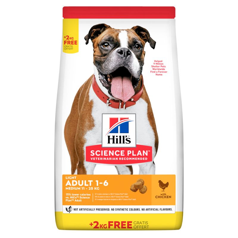 Hill's™ Science Plan™ Chien Mature/Adult Medium Light Poulet