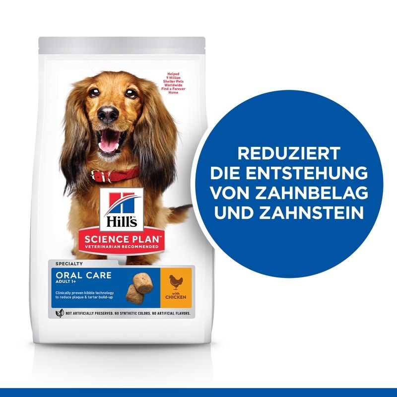 HILL'S SCIENCE PLAN Oral Care Adult - Nourriture pour chien au Poulet