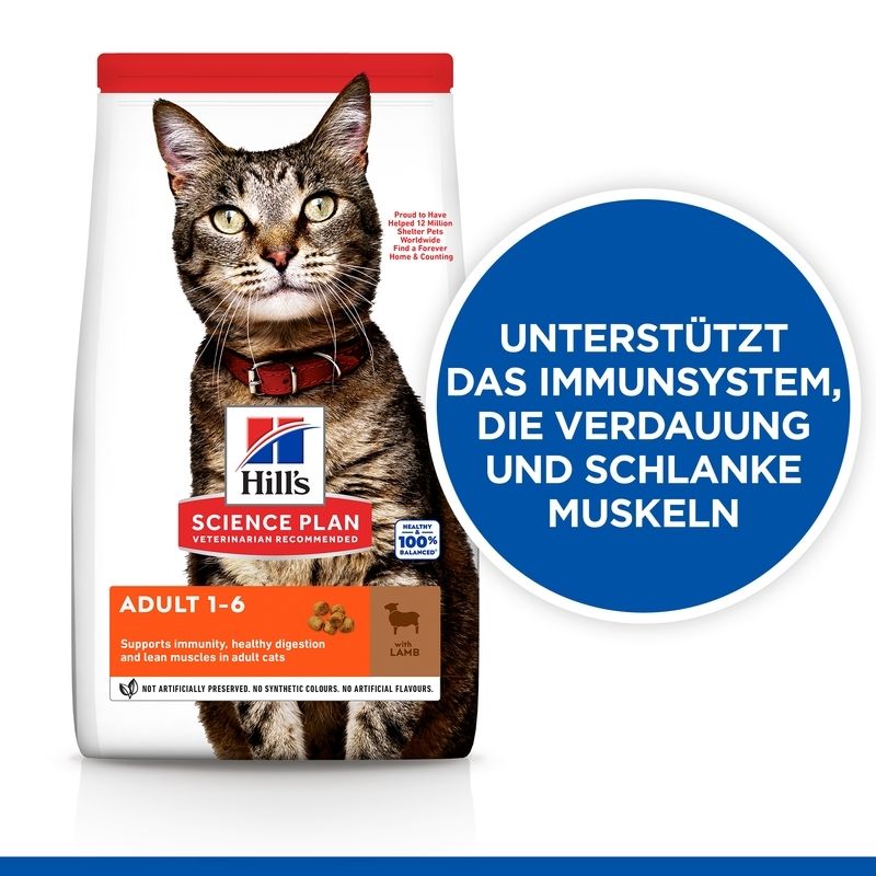 HILL'S SCIENCE PLAN Aliment pour Chat Adulte à l'Agneau