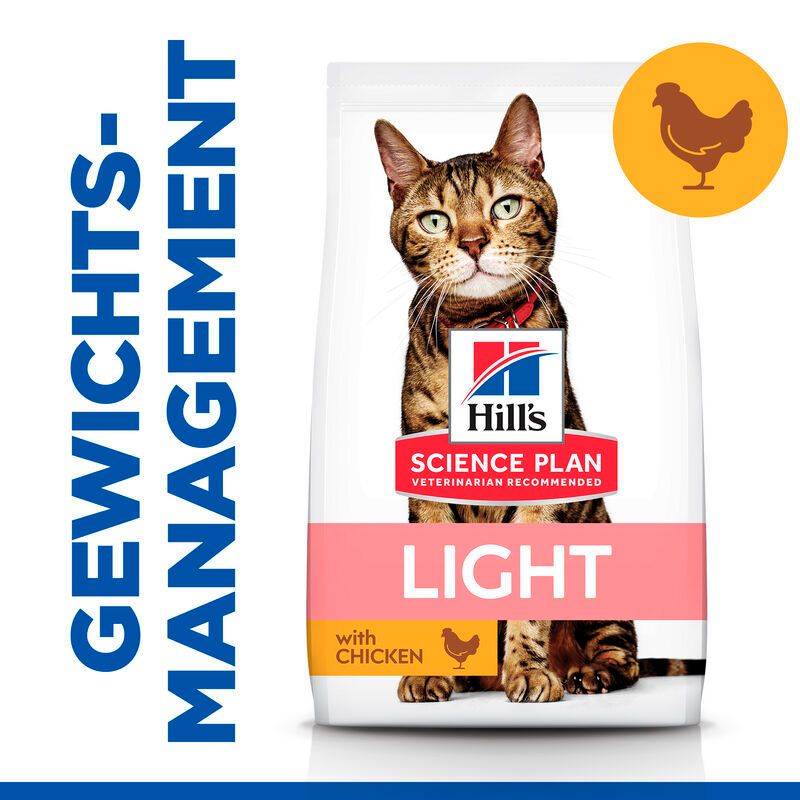 Hill's Science Plan Feline Adult avec Poulet Light 10 kg