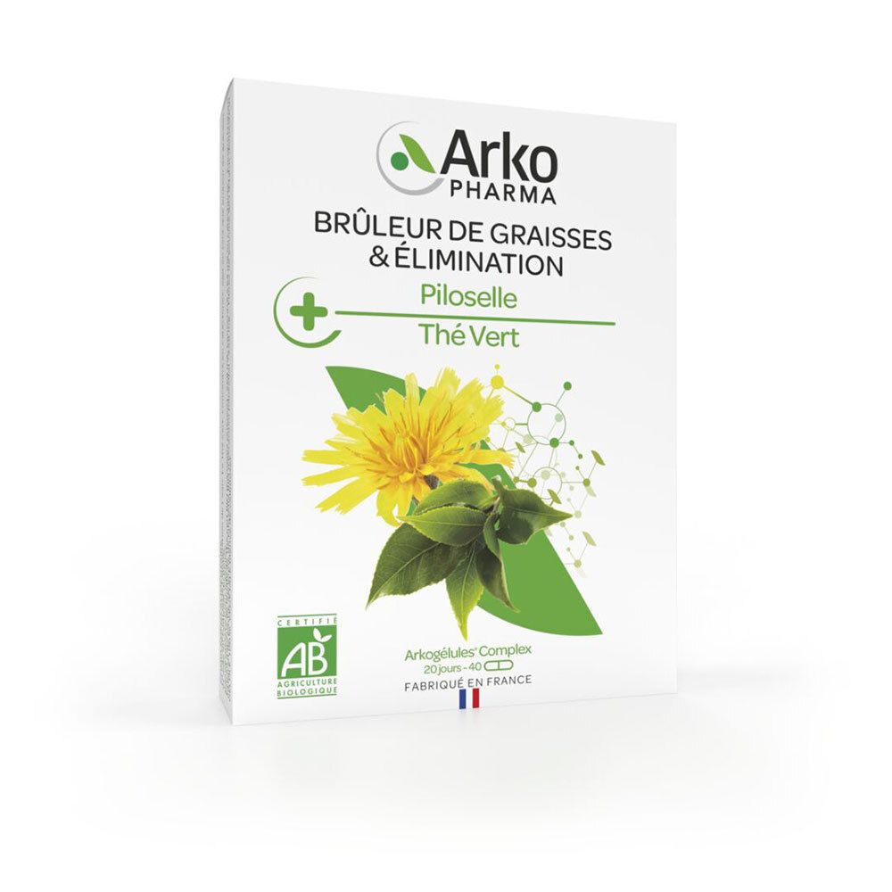 Arkopharma Arkogélules® Complex BIO Brûleur de graisses & Élimination