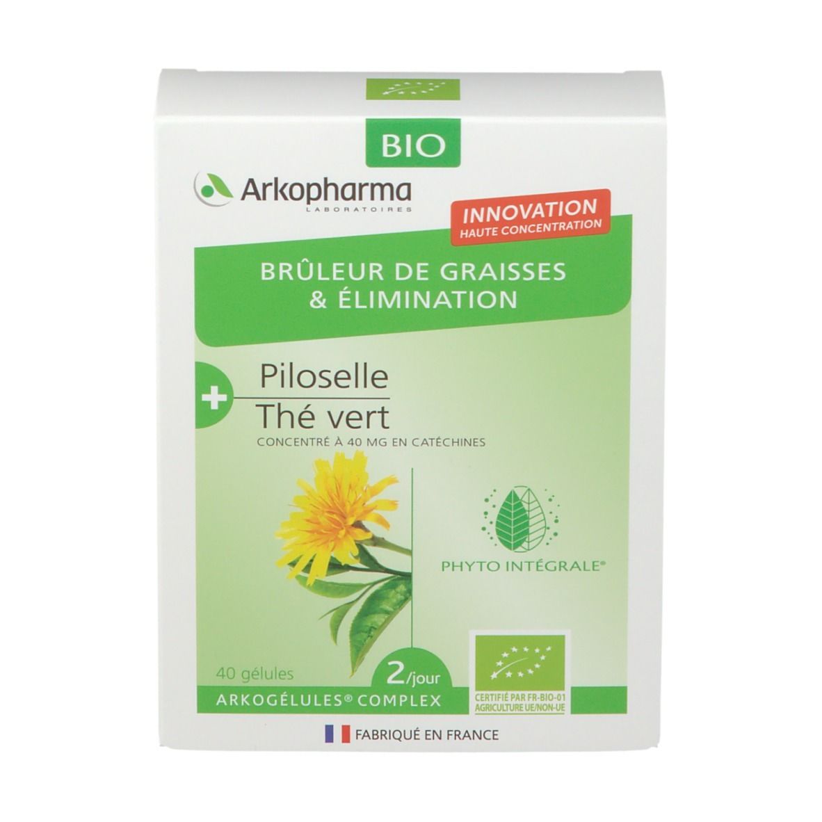 Arkopharma Arkogélules® Complex BIO Brûleur de graisses & Élimination
