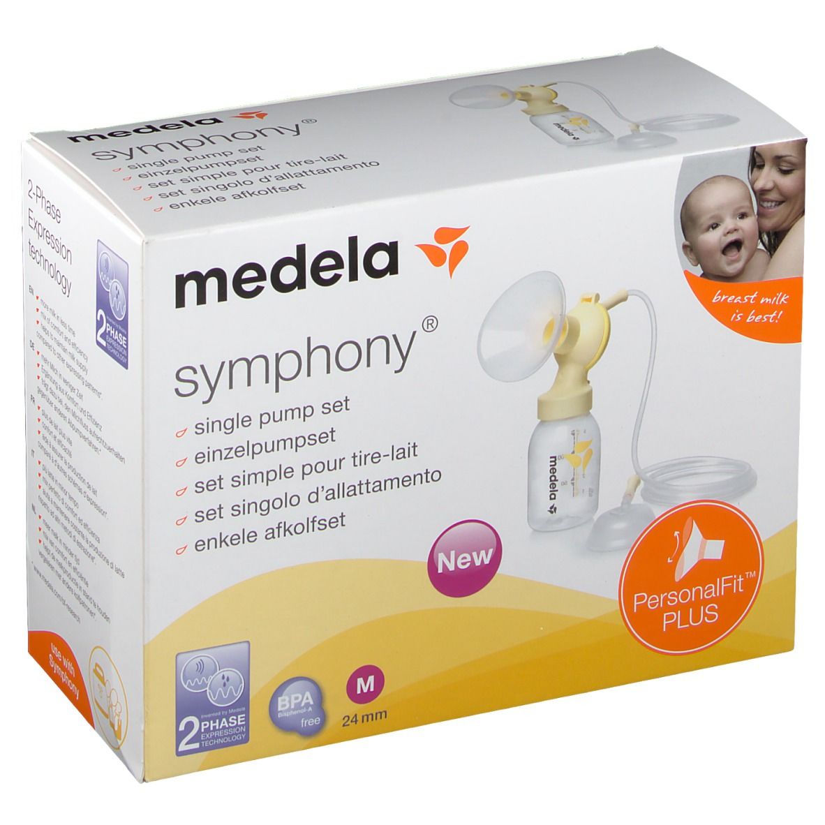 medela PersonalFit™ PLUS symphony® Set simple pour tire-lait