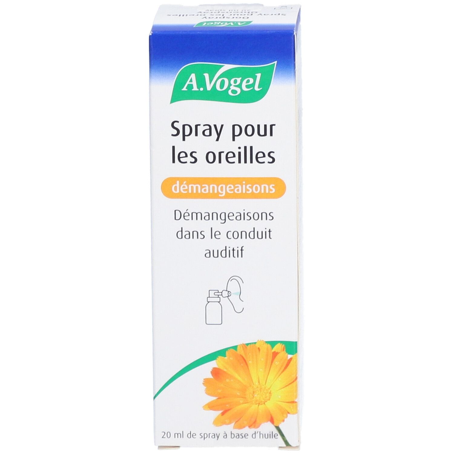 A.Vogel Cérumen Spray Pour Les Oreilles Hygiène De L'Oreille 20ml