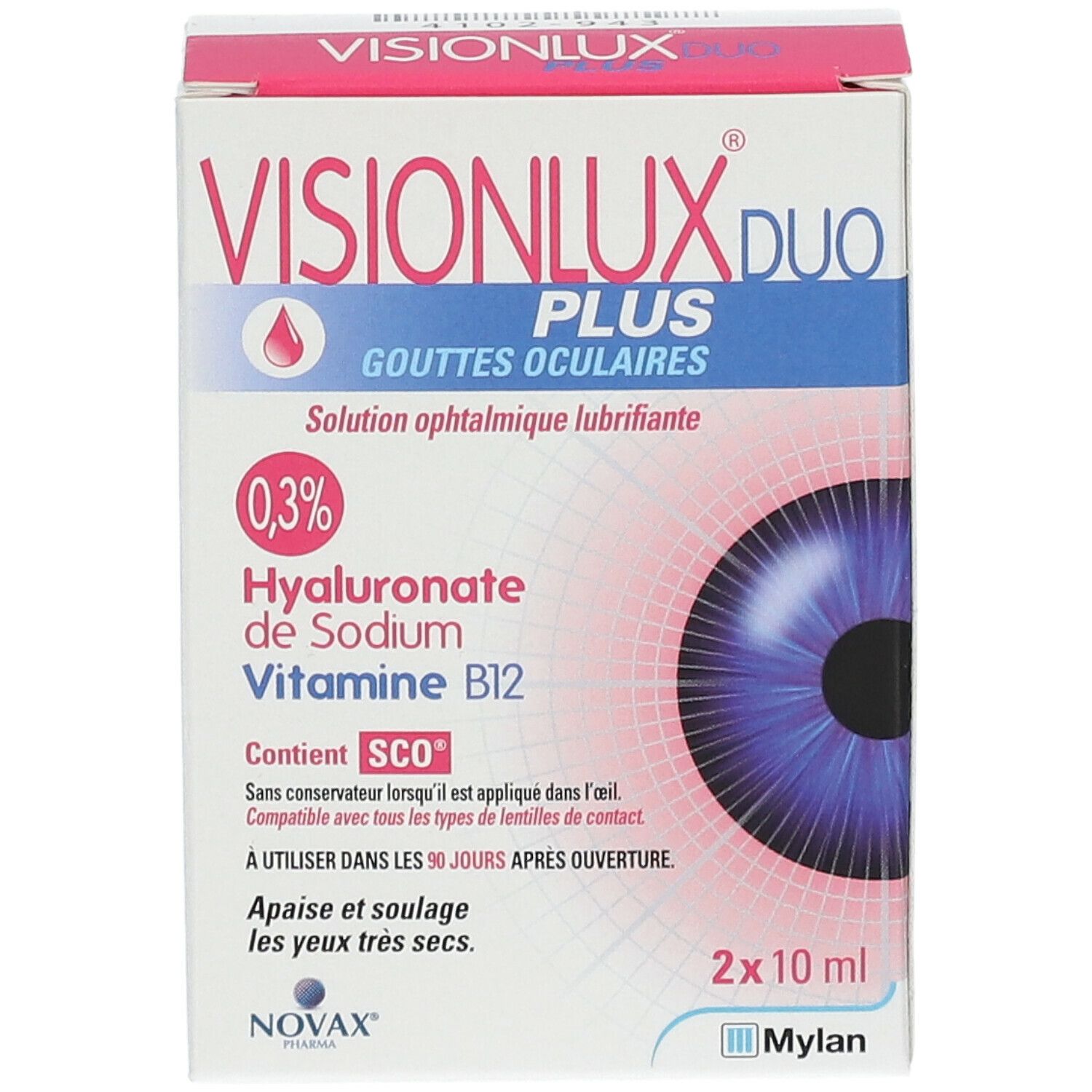 Visionlux® Plus Gouttes oculaires 10 ml - Redcare Pharmacie