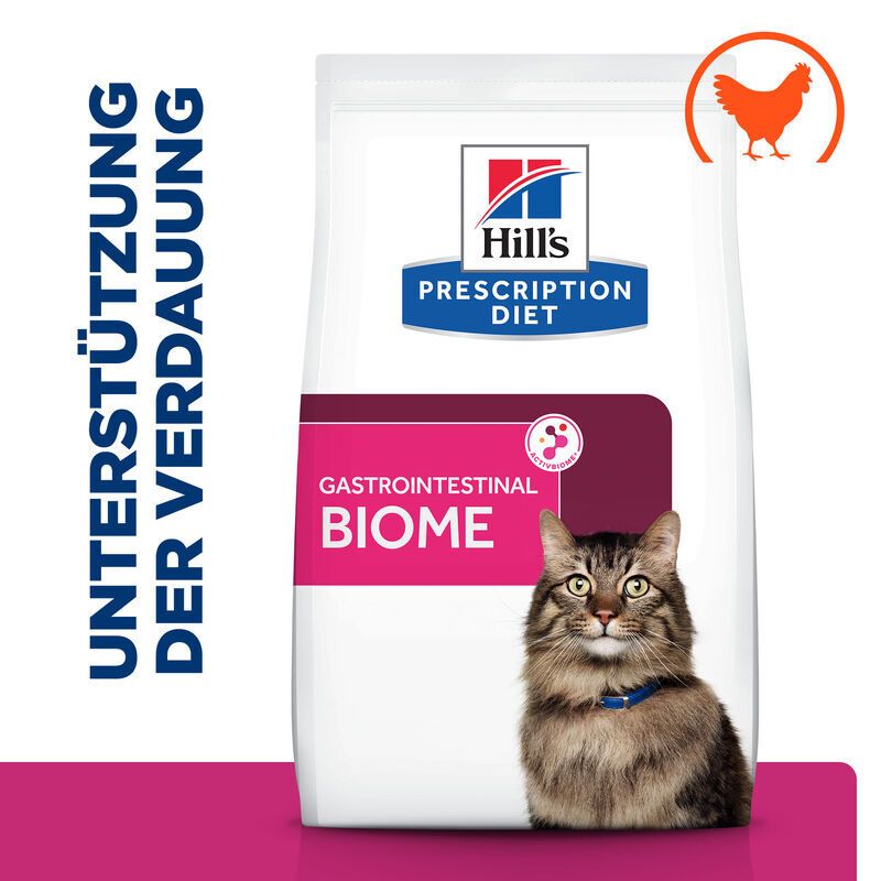Hill's PRESCRIPTION DIET Gastrointestinal Biome Aliment pour Chat au Poulet