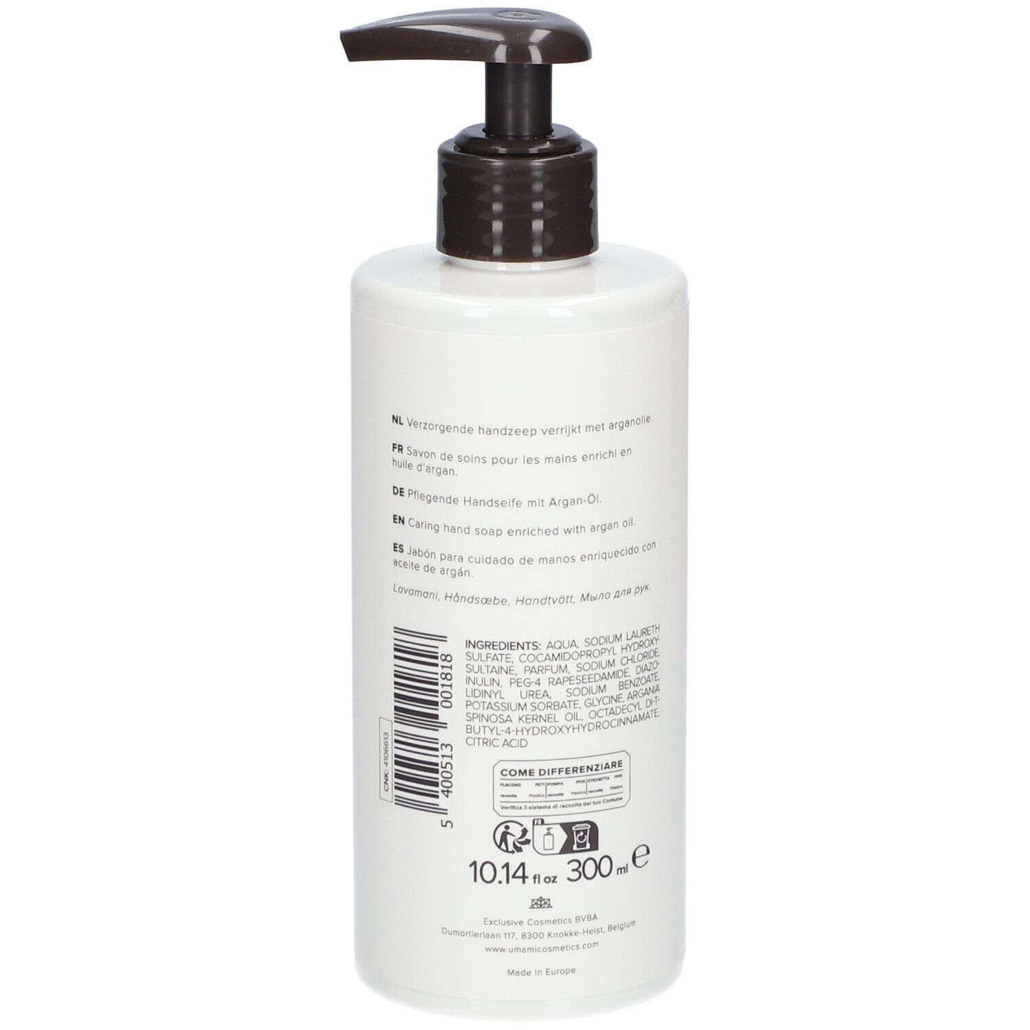 Umami Fresh Leaves Liquid Hand Wash Menthe du Japon & Gingembre