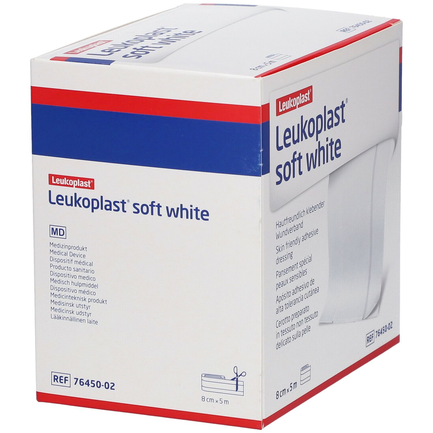 Leukoplast Soft White Pleister 8cmx5cm