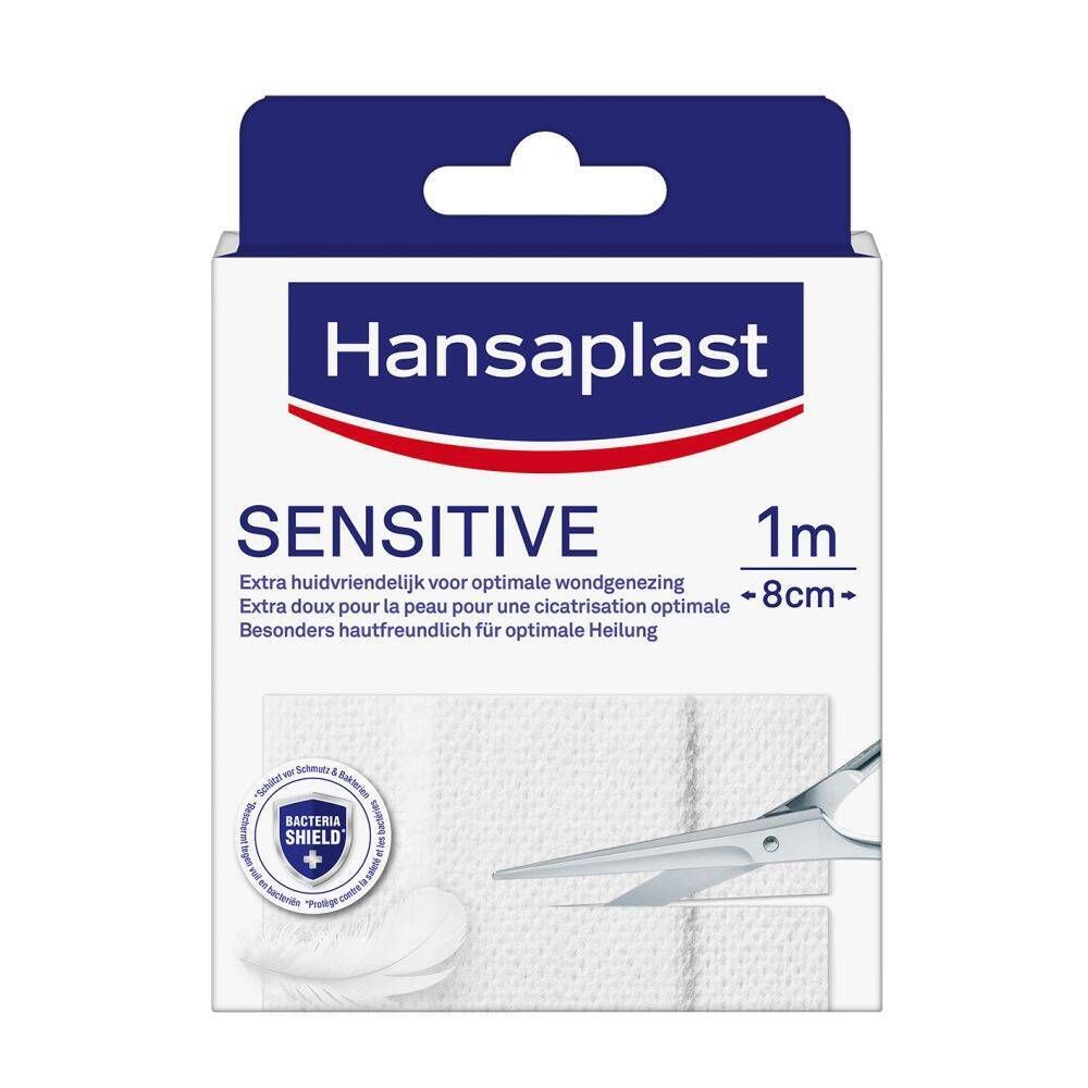 Hansaplast Sensitive Pansement 1 m x 8 cm