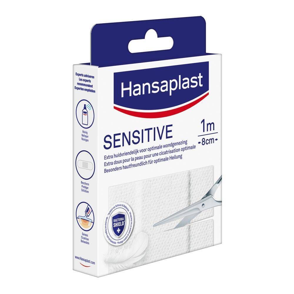 Hansaplast Sensitive Pansement 1 m x 8 cm