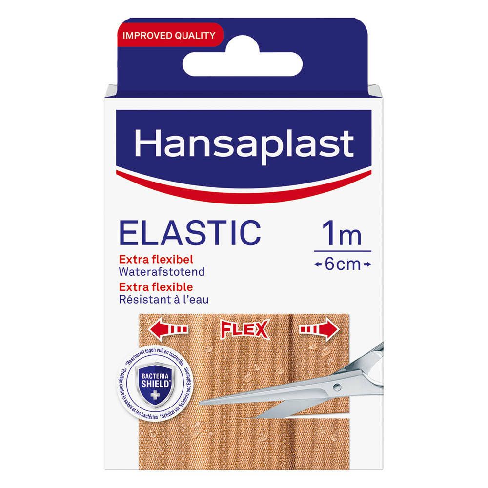 Hansaplast Elastic Pansement 1 m x 6 cm