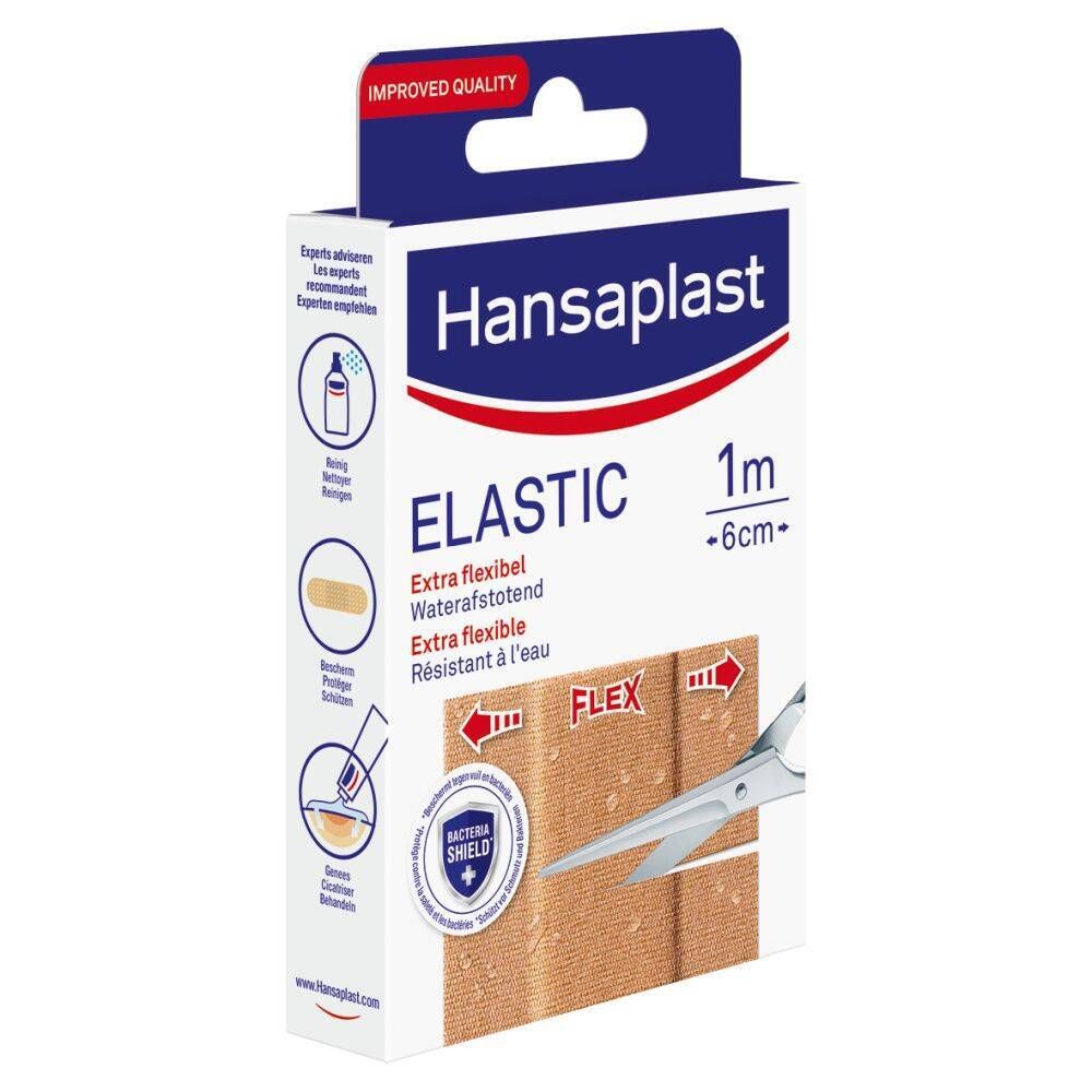 Hansaplast Elastic Pansement 1 m x 6 cm