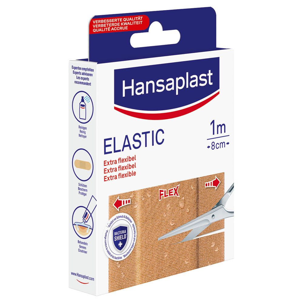 Hansaplast Elastic Pansement 1 m x 8 cm