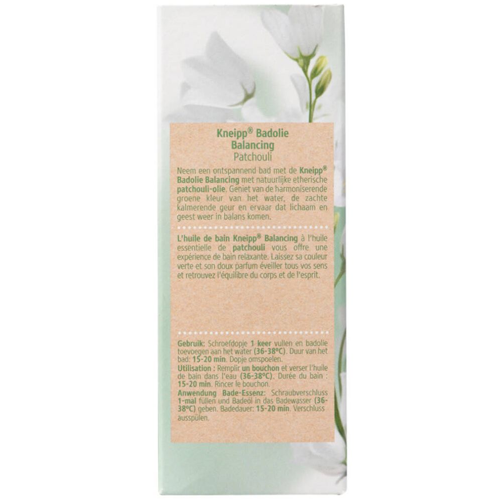 Kneipp® Huile de Bain Apaise et Equilibre - Patchouli
