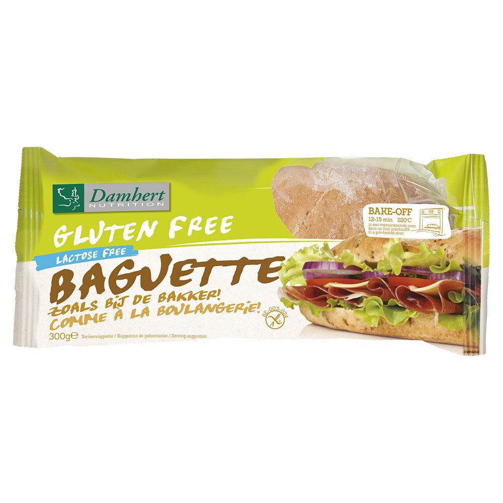 Damhert Gluten Free Baguette sans lactose