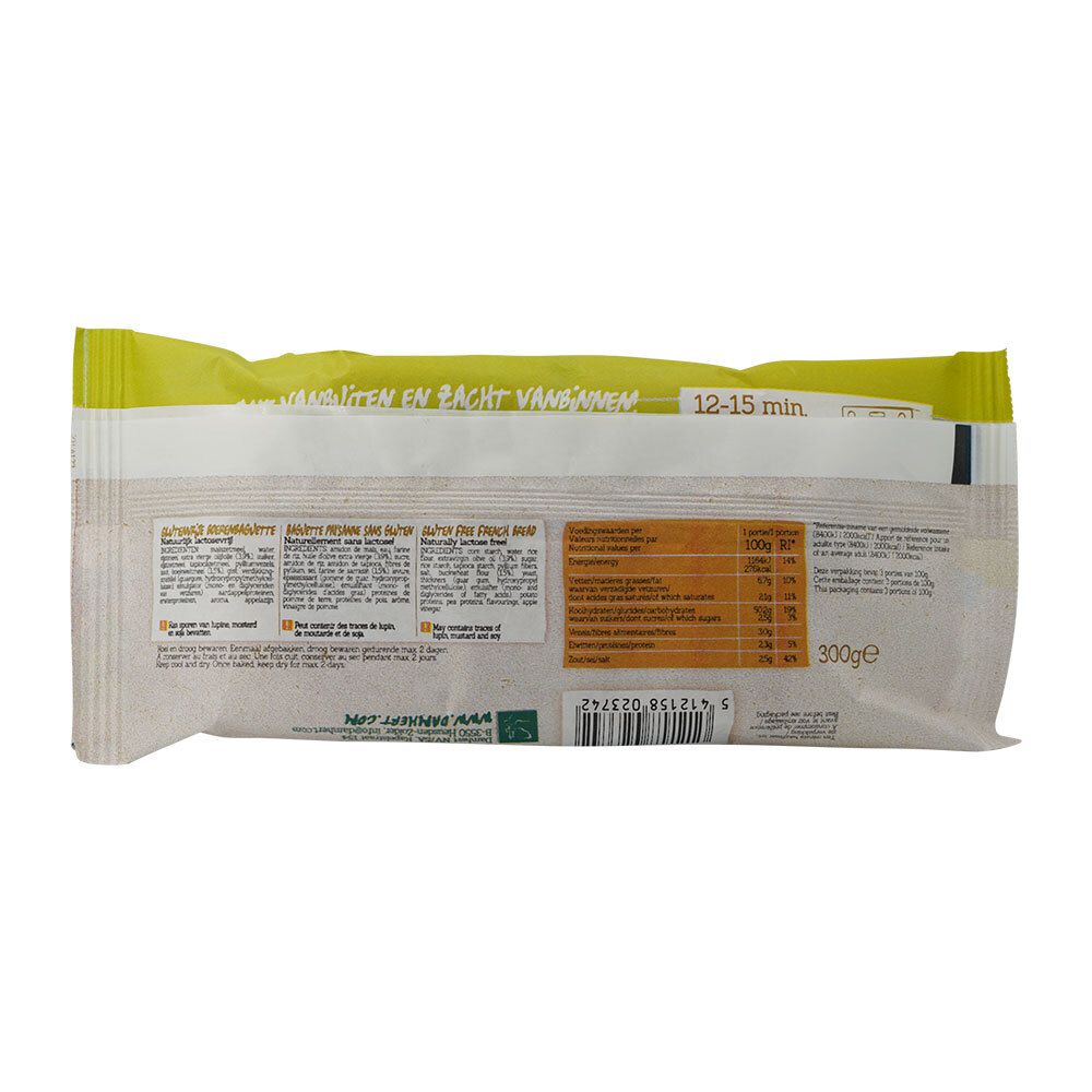 Damhert Gluten Free Baguette sans lactose